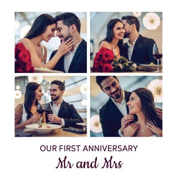 Picture of Our First Anniversary - 12x12
