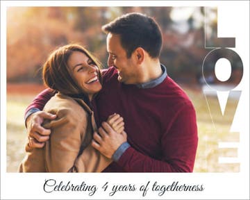 Picture of Love 1-Anniversary - 24x36