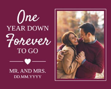 Picture of Happy Anniversary - 24x36