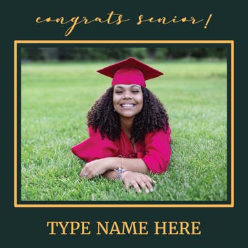 Picture of Congrats senior - 12x12