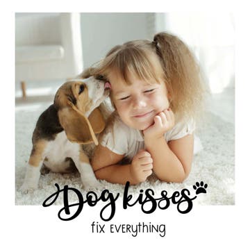 Picture of Dog Kisses - 8x8