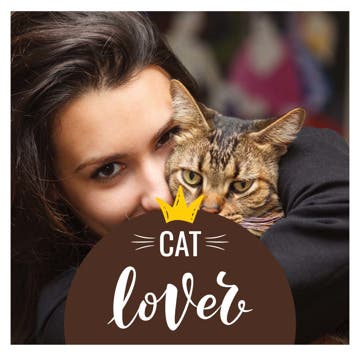 Picture of Cat lover - 12x12