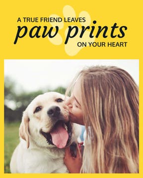 Picture of Paw prints - 14x11