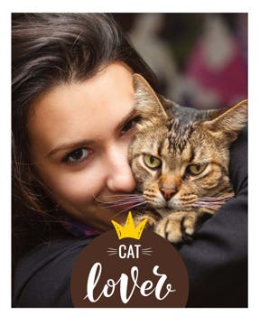 Picture of Cat lover - 14x11
