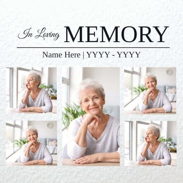 Picture of In loving memory 2 - 8x8