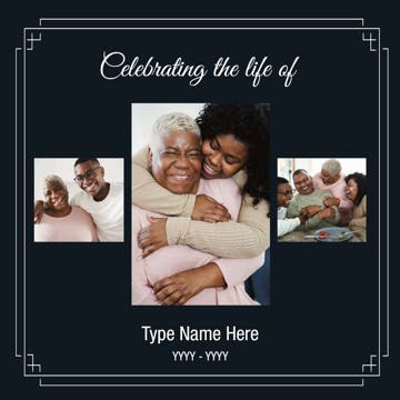 Picture of Celebrating the life - 8x8