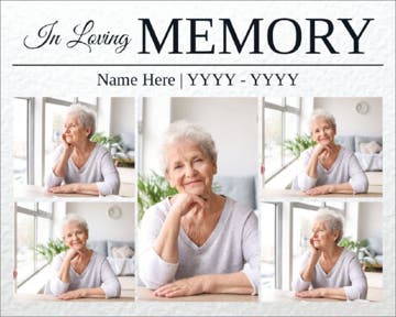 Picture of In loving memory 2 - 24x36