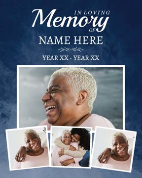 Picture of In loving memory 4 Photo - 40x30