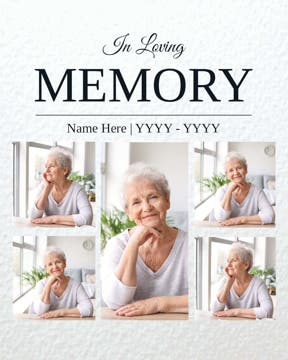 Picture of In loving memory 2 - 40x30