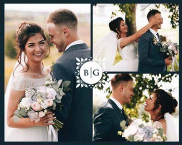 Picture of Wedding monogram- 16x20