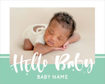 Picture of Hello Baby- 16x20