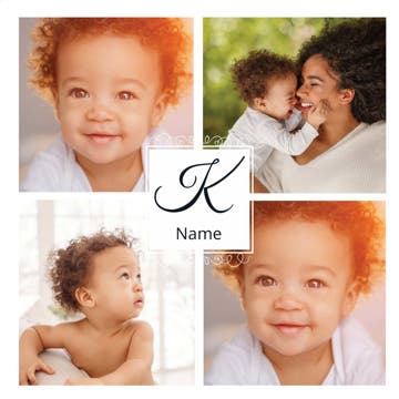 Picture of Monogram letter - 8x8