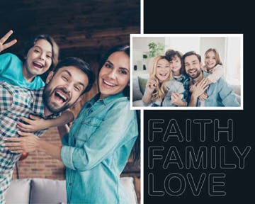 Picture of Faith Family Love-2 Image- 16x20