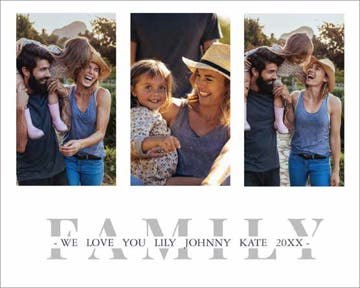 Picture of We Love Family- 16x20