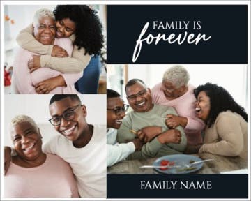 Picture of Family is forever - 30x40
