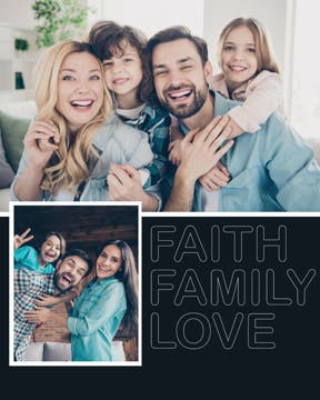 Picture of Faith Family Love-2 Image - 14x11