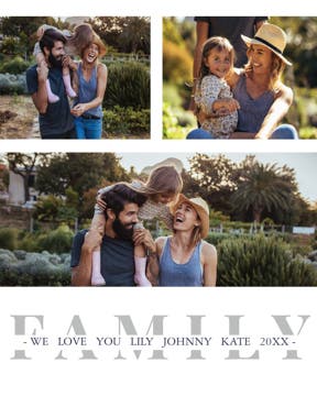 Picture of We Love Family - 14x11