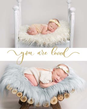 Picture of You are loved - 14x11