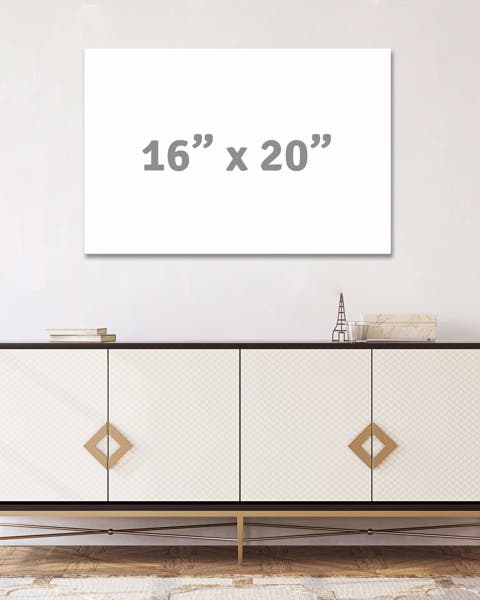 Canvas Print - 16" x 20" Template Customization