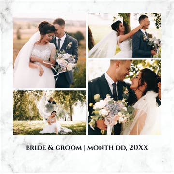 Picture of Wedding collage - 8x8