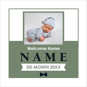Picture of Welcome Home Boy - 8x8