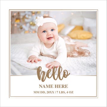 Picture of Hello - 8x8