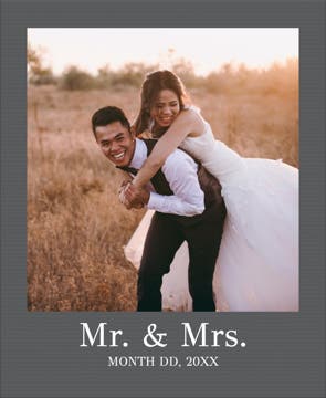 Picture of Mr. & Mrs. - 14x11