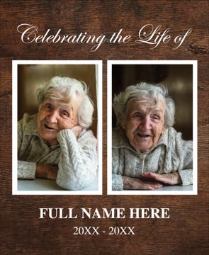 Picture of Celebrating the life of - 40x30