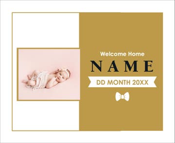 Picture of Welcome Home Girl- 16x20