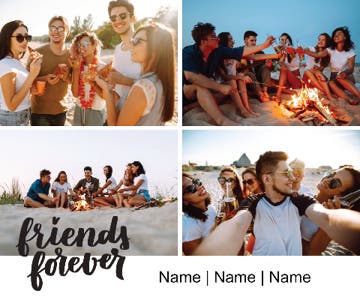 Picture of Friends-01 50x60 Fleece