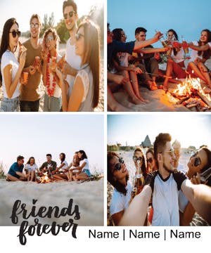 Picture of Friends-01 80x60 Plush (No Bleed)