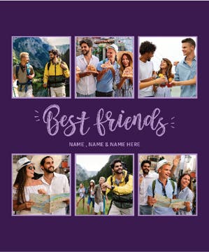 Picture of Friends-05 80x60 Plush (No Bleed)