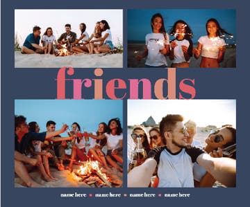 Picture of Friends-07 60x80 Plush (No Bleed)