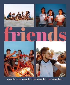 Picture of Friends-07 80x60 Plush (No Bleed)