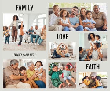 Picture of Family-07 60x80 Plush (No Bleed)
