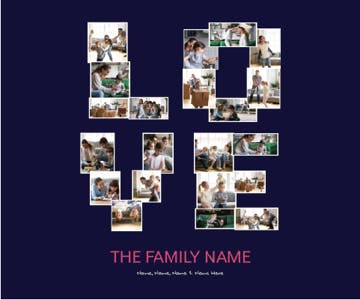 Picture of Family-10 60x80 Plush (No Bleed)