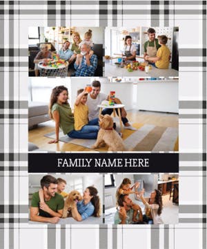 Picture of Family-12 80x60 Plush (No Bleed)