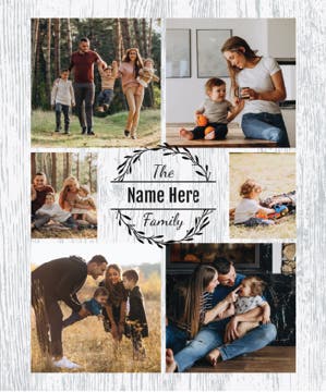 Picture of Family-13 80x60 Plush (No Bleed)