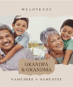 Picture of Grandparents-03 60x50 Sherpa