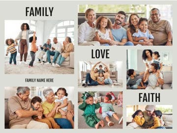Picture of Family-07 30x40 Plush Fleece (No Bleed)