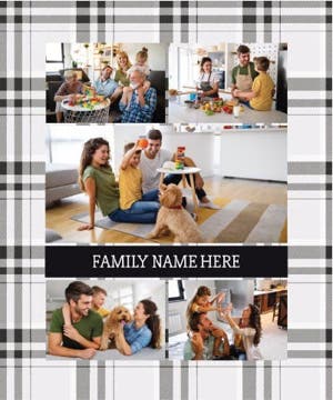Picture of Family-12 40x30 Plush Fleece (No Bleed)