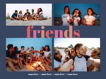 Picture of Friends-07 30x40 Plush Fleece (No Bleed)