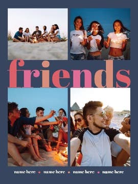 Picture of Friends-07 40x30 Plush Fleece (No Bleed)