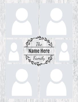 Picture of Family-13 40x30 Sherpa (Bleed)
