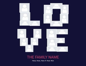 Picture of Family-10 30x40 Fleece (Bleed)