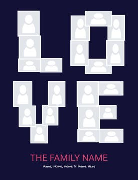 Picture of Family-10 40x30 Fleece (Bleed)