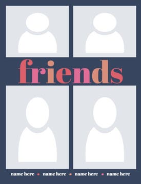 Picture of Friends-07 40x30 Sherpa (Bleed)