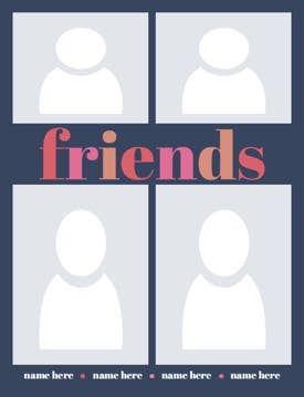 Picture of Friends-07 40x30 Fleece (Bleed)
