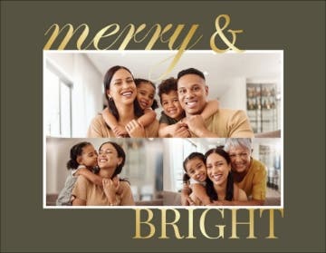 Show details for Merry & Bright - 4" x 5.5" Picture of Merry & Bright - 4" x 5.5"