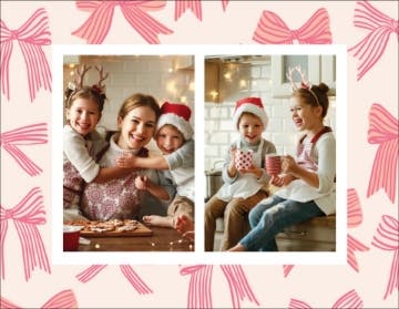 Show details for Striped Bow - 4" x 5.5" Picture of Striped Bow - 4" x 5.5"